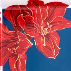 Meissen Vide-Poche  groß "Amaryllis" – Porzellanwaren Porzellandekoration in weiß und aus Porzellan. – Ansicht 3