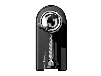 El Casco Tischhefter klein aus Stahl schwarz und verchromt – Büroaccessoires Tischhefter in schwarz und . – Ansicht 4