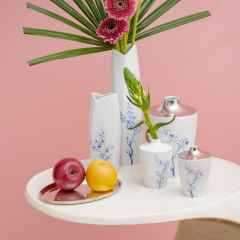 Meissen Vase Blue Orchid groß 29 cm – Porzellanwaren Porzellanvase in weiß und aus Porzellan. – Ansicht 2