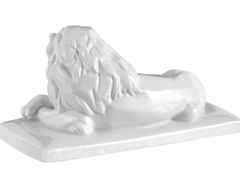 Meissen Figur Löwe weiß – Porzellanwaren Porzellandekoration in weiß und aus Porzellan. – Ansicht 2