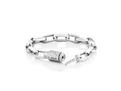 Capolavoro Love Lock 01 Armband Weißgold 17cm mit Brillanten 0,323ct – Armschmuck Armband aus 750 Weißgold. – Ansicht 2