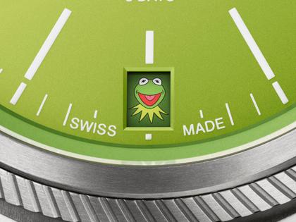 Oris ProPilot X Kermit Automatik Titan 39mm grünes Zifferblatt Metallband – Herrenuhren Uhr mit Datum aus Titan. Das Gehäuse ist rund und grau. Das Titanarmband ist grau. Das Zifferblatt ist ein Index in grün. – Ansicht 4
