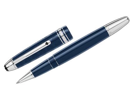 Schreibgeräte Rollerball aus Edelharz und und platiniert.