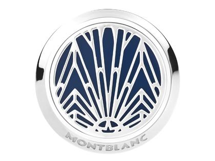 Montblanc The Origin Collection Manschettenknöpfe Edelstahl blau – Weitere Accessoires Manschettenknöpfe in silber und aus Edelstahl. – Ansicht 3