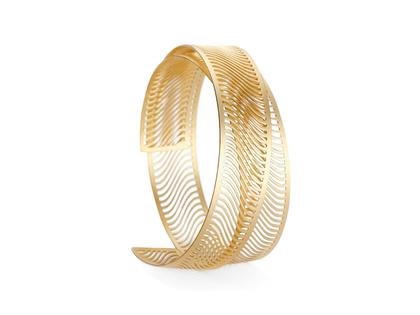 Niessing Mirage Armreif rund 60mm Classic Yellow – Armschmuck Armreif aus 750 Gelbgold.