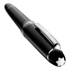 Montblanc Meisterstück LeGrand  Füllfederhalter Edelharz platinumbeschichtet – Schreibgeräte Füllfederhalter aus 585 Gelbgold und und platiniert. – Ansicht 3