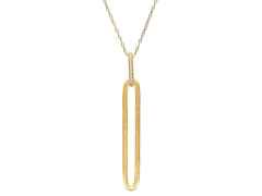 Nanis Libera Kette mit Anhänger Gelbgold groß – Halsschmuck Collier aus 750 Gelbgold.