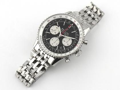 Breitling Navitimer B01 Chronograph 43 Automatik Edelstahl schwarzes Zifferblatt Metallband AB0121211B1A1 Full Set mit Garantie Occasion – Herrenuhren Chronograph aus Edelstahl. Das Gehäuse ist rund und silber. Das Edelstahlarmband ist silber. Das Zifferblatt ist ein Index in schwarz. – Ansicht 4