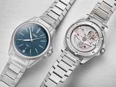 Oris Pro Pilot X Calibre 400 Automatik Titan 39mm blaues Zifferblatt Metallband – Herrenuhren Uhr mit Datum aus Titan. Das Gehäuse ist rund und silber. Das Titanarmband ist silber. Das Zifferblatt ist ein Index in blau. – Ansicht 3