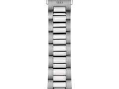 Tissot PR 100 Quarz Edelstahl 40mm schwarzes Zifferblatt Metallband – Herrenuhren Uhr mit Datum aus Edelstahl. Das Gehäuse ist rund und silber. Das Edelstahlarmband ist silber. Das Zifferblatt ist ein Index in schwarz. – Ansicht 5