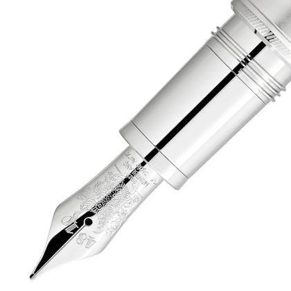 Montblanc 2023 Masters of Art Homage to Vincent Van Gogh Füllfederhalter 4810 Limited Edition – Schreibgeräte Füllfederhalter in orange und aus 750 Gelbgold und rhodiniert. – Ansicht 4