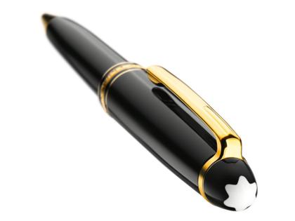 Montblanc Meisterstück Classique Drehbleistift 0,7mm Edelharz vergoldet – Schreibgeräte Bleistift aus Edelharz und und vergoldet. – Ansicht 3