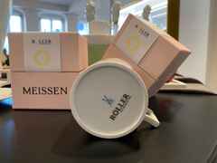 Meissen MUG Collection Henkelbecher Juwelier Roller Edition Gold – Porzellanwaren Tafelporzellan in weiß und aus Porzellan und vergoldet. – Ansicht 3