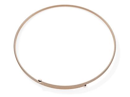 Niessing Colette C Embrace Collier 2-fach Rosewood 125mm – Halsschmuck Collier aus 750 Weißgold.
