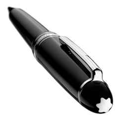 Montblanc Meisterstück LeGrand Kugelschreiber Edelharz platinumbeschichtet – Schreibgeräte Kugelschreiber aus Edelharz und und platiniert. – Ansicht 2