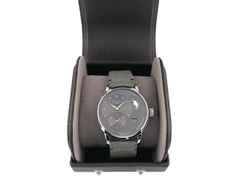 Glashütte Original PanoMaticLunar Automatik Edelstahl 40mm grau Textilband 1-90-02-43-32-66 Full Set mit Garantie Occasion – Herrenuhren Uhr mit Datum aus Edelstahl. Das Gehäuse ist rund und silber. Das Textilarmband ist grau. Das Zifferblatt ist arabisch Index und grau. – Ansicht 5