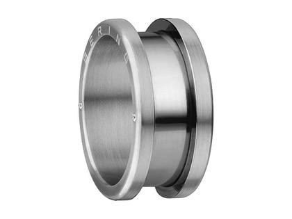 Bering Arctic Symphony Herren Außenring breit blank Edelstahl – Ringe Ring mit Besatz aus Edelstahl.
