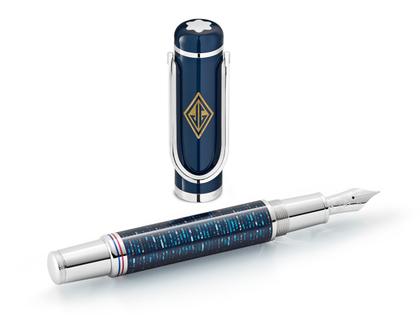Montblanc Special Edition Great Characters Great Gatsby  Füllfederhalter – Schreibgeräte Füllfederhalter in blau und aus 585 Weißgold. – Ansicht 3
