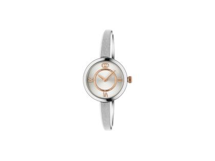 Gucci Model 2000 Quarz Edelstahl 24mm silberfarbenes Zifferblatt Metallband YA167513 – Damenuhren Uhr ohne Datum aus Edelharz und Edelstahl. Das Gehäuse ist rund und silber. Das Edelstahlarmband ist silber. Das Zifferblatt ist römisch Index und silber.