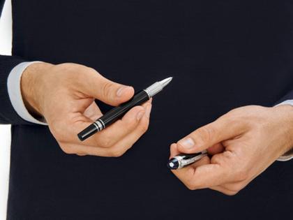 Montblanc StarWalker Doué Fineliner Edelharz platiniert – Schreibgeräte Fineliner aus Edelharz und und platiniert. – Ansicht 3