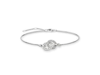 Thomas Sabo Armband mit Ringen 19cm Silber – Armschmuck Armband aus 925 Silber.
