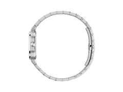 Gucci G-Flat Quarz Edelstahl 30mm rotes Zifferblatt Metallband YA166509 – Damenuhren Uhr mit Datum aus Edelstahl. Das Gehäuse ist rechteckig und silber. Das Edelstahlarmband ist silber. Das Zifferblatt ist römisch Index und rot. – Ansicht 2