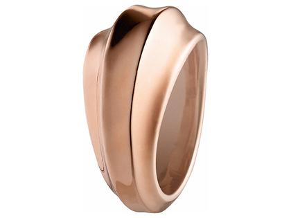 Damenring Edelstahl PVD rosé Wave 13 mm – Ringe Ring aus Edelstahl.