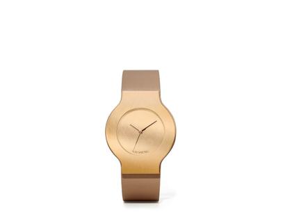 Niessing Radius 9 Kontura Größe  M 31,7 mm  Quarz Rotgold Lederband beige – Damenuhren Uhr ohne Datum aus 750 Rotgold. Das Gehäuse ist sonstige Form und roségold. Das Lederarmband ist beige. Das Zifferblatt ist ohne Zeichen und roségold.