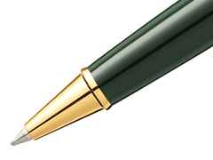 Montblanc The Origin Collection Classique Rollerball dunkelgrünes Edelharz vergoldet – Schreibgeräte Rollerball in grün und aus Edelharz und vergoldet. – Ansicht 2