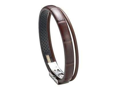 Armschmuck Armband aus Edelstahl, Leder und und .
