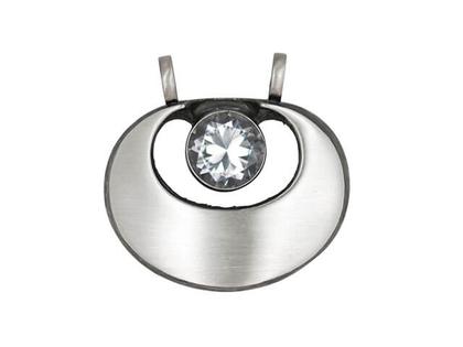 Nordform Design 17 Anhänger – Anhänger Anhänger mit Besatz aus 925 Silber.