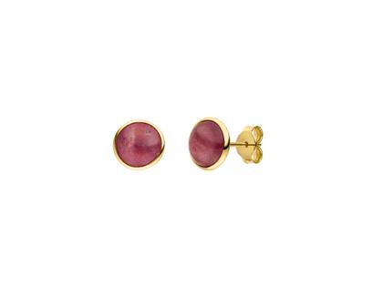 Elaine Firenze Ohrstecker Gelbgold mit Rubinen – Ohrschmuck Ohrstecker in gelbgold und aus 585 Gelbgold.