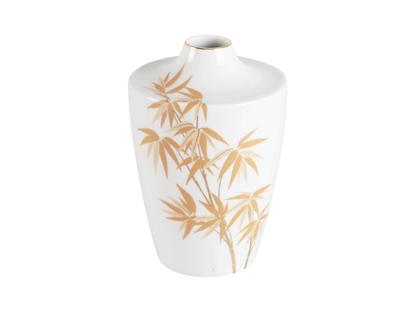 Meissen Cosmopolitan "Golden Bamboo" Vase Porzellan mit Golddekor 18cm – Porzellanwaren Tafelporzellan in weiß und aus Porzellan.