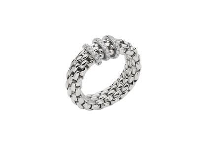 Fope Vendôme Flex'It Ring Weißgold mit Brillanten – Ringe Ring mit Besatz aus 750 Weißgold.
