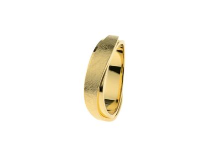 Ernstes Design Ring Edelstahl Gelbgold-PVD – Ringe Ring aus Edelstahl und und vergoldet.