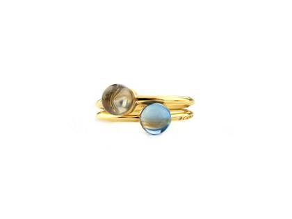 Capolavoro Set aus zwei Ringen und einem Paar Ohrhängern Roségold mit Brillanten 0,012ct – Ringe Ring aus 750 Rotgold. – Ansicht 2