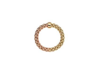 Fope Essentials Ring zweifarbig Roségold / Gelbgold schmal Weite M – Ringe Ring aus 750 Gelbgold/Rotgold. – Ansicht 2