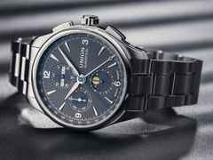 Union Glashütte Belisar Chronograph Mondphase Automatik Edelstahl 42mm graues Zifferblatt Metallband – Herrenuhren Chronograph aus Edelstahl. Das Gehäuse ist rund und silber. Das Edelstahlarmband ist silber. Das Zifferblatt ist arabisch Index und grau. – Ansicht 4