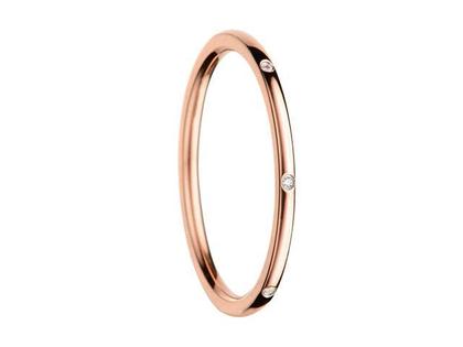 Bering Arctic Symphony Innenring schmal Zirkonia Edelstahl IP Rosé – Ringe Ring mit Besatz aus Edelstahl, IP beschichtet und und .