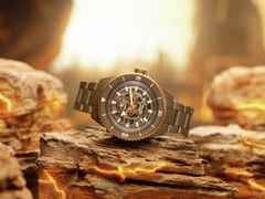 Rado Captain Cook High-Tech Ceramic Skeleton Automatik Keramik 43mm graues Zifferblatt olivgrünes Keramikband – Herrenuhren Uhr ohne Datum aus Edelstahl, Keramik, PVD beschichtet und Titan. Das Gehäuse ist rund und grau. Das Keramikarmband ist grau. Das Zifferblatt ist ein Index in grau. – Ansicht 7