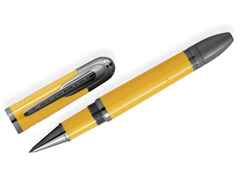 Montblanc Great Characters Enzo Ferrari Special Edition Giallo Modena Rollerball gelb – Schreibgeräte Rollerball in gelb und aus Edelharz und Ruthenium.