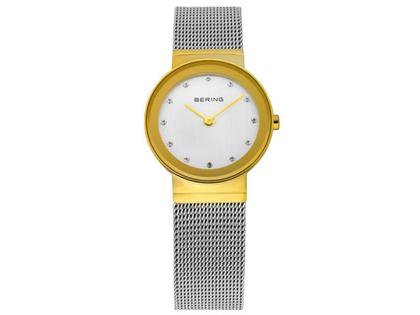 Bering 10126 Edelstahl Damenuhr – Damenuhren Uhr ohne Datum aus Edelstahl und PVD beschichtet. Das Armband ist ein Edelstahlarmband. Der Zifferblatt ist ein Index.