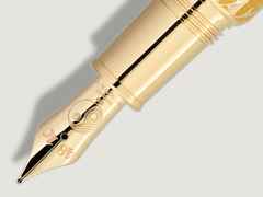 Montblanc Great Characters Homage to Bruce Lee Limited Edition 1940  Füllfederhalter – Schreibgeräte Füllfederhalter aus 750 Gelbgold, Edellack und und . – Ansicht 2
