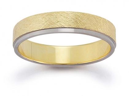 Gerstner Trauring Nr. 23 – Ringe Trauring aus 585 Gelbgold, 585 Weißgold und und .