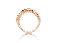 Capolavoro Magnifico Ring Roségold mit Brillanten – Ringe Ring mit Besatz aus 750 Rotgold. – Ansicht 2