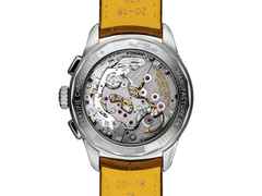 Breitling Premier B09 Chronograph 40 Automatik Edelstahl grünes Zifferblatt braunes Lederband – Herrenuhren Chronograph aus Edelstahl. Das Gehäuse ist rund und silber. Das Lederarmband Kroko / Alligator ist braun. Das Zifferblatt ist arabisch Index und grün. – Ansicht 2