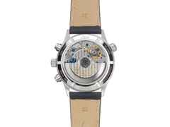Sinn Spezialuhren 6099 Frankfurter Finanzplatzuhr Automatik Edelstahl 41,5mm silberfarbenes Zifferblatt Metallband limitiert – Herrenuhren Chronograph aus Edelstahl. Das Gehäuse ist rund und silber. Das Edelstahlarmband ist silber. Das Zifferblatt ist ein Index in silber. – Ansicht 3