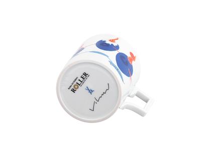 Meissen MUG Henkelbecher Juwelier Roller Art Edition "Steffen Volmer, Komplex" – Porzellanwaren Tafelporzellan in weiß und aus Porzellan und vergoldet. – Ansicht 4