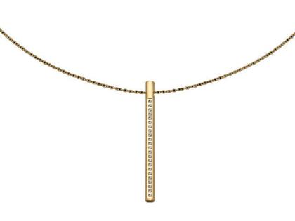 M&M Kette mit Anhänger Edelstahl GG-IP 48cm – Halsschmuck Kette mit Anhänger aus Edelstahl, IP beschichtet und und .