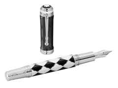 Montblanc Great Characters Homage to Queen Limited Edition 1975  Füllfederhalter Harlekin – Schreibgeräte Füllfederhalter aus 750 Gelbgold, Edellack und und . – Ansicht 5